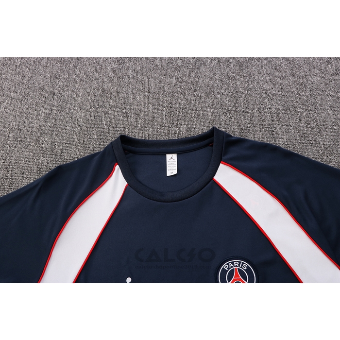 Tuta da Track Paris Saint-Germain Jordan Manica Corta 2022-2023 Blu - Pantaloncini